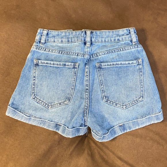 Blue Denim Mom Shorts - Picture 2 of 2